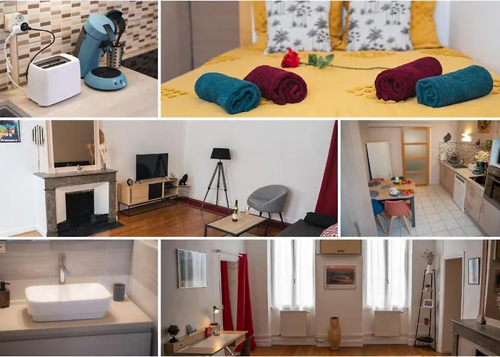 L'escapade-spacieux -climatisation-centre Апартаменты *